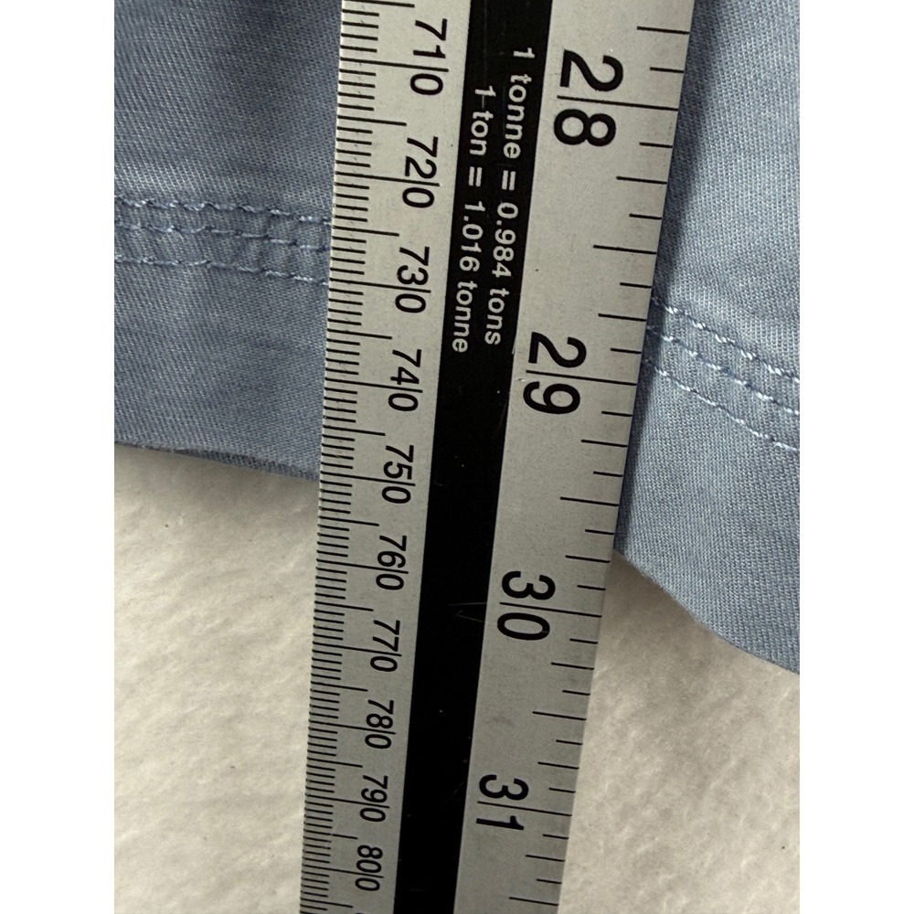 Gloria Vanderbilt Capri Pants Womens 12 Blue Stretch Amanda Cropped Tie Hem - Picture 7 of 11